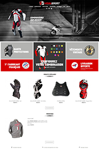 exemple de site e commerce Vidal Sport